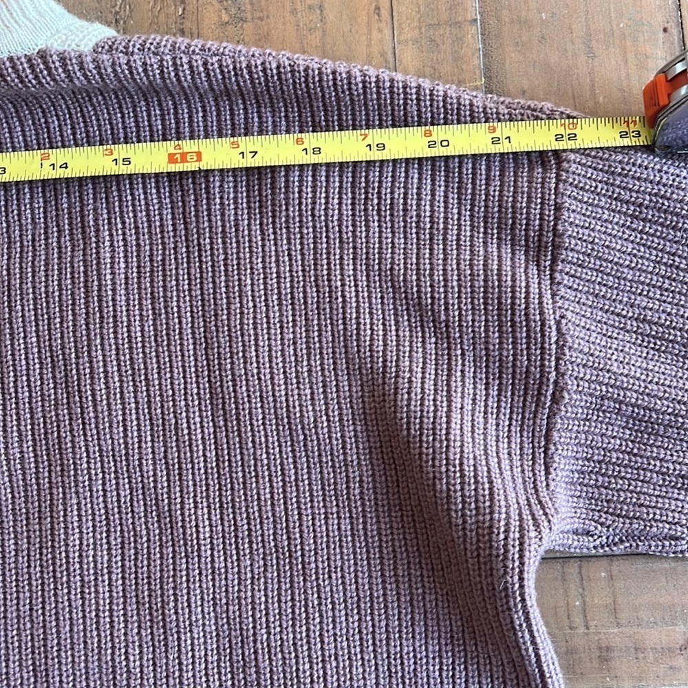 Madewell glenbrook half zip colorblock sweater - Picture 12 of 14
